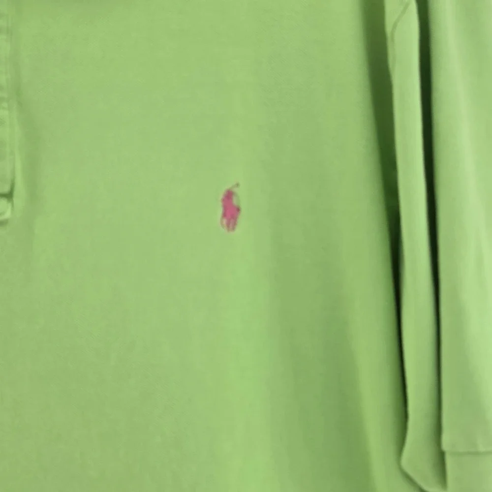 Polo By Ralph Lauren Polo Shirt Men's 2XLT Green Big Tall Pique Casual Cotton